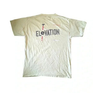 Elevation Worship Pale Yellow Comfort Colors Short Sleeve Size Large Christian